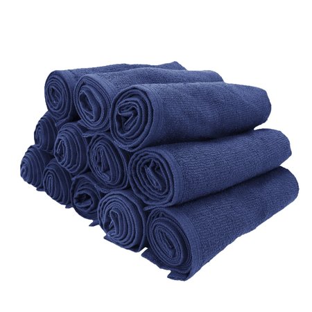 Monarch Salon Towels 16 x 28 Navy , 12PK BB-1628-3NVY